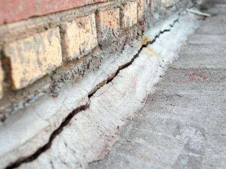 Foundation issues causing home to shift
