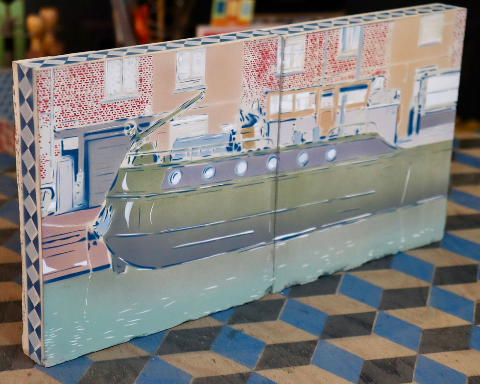 Miniature : Le quai de l'ouest -Lille Bois-Blancs-Diptyque#2
