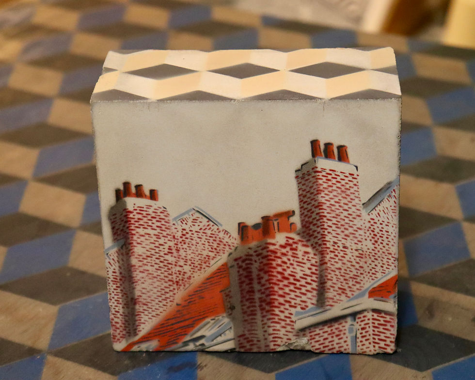 Miniature : Cheminées en briques, bloc béton épais #5
