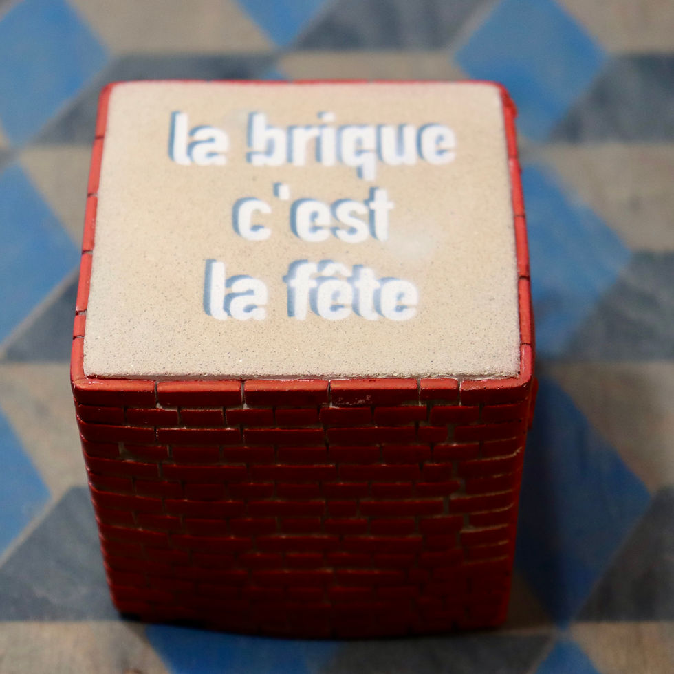 Miniature : Cube briques en béton, la brique c'est la fête !