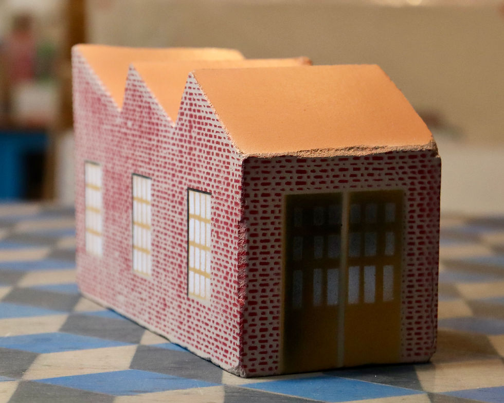 Miniature : Usine en béton moulé #4