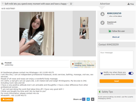 Locanto Scammer #2