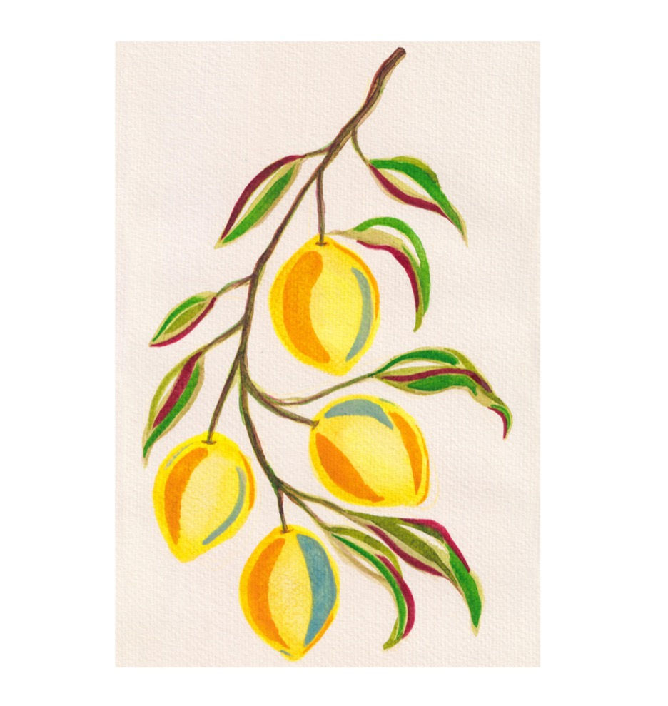 Thumbnail: Lemon Flour Sack Tea Towel