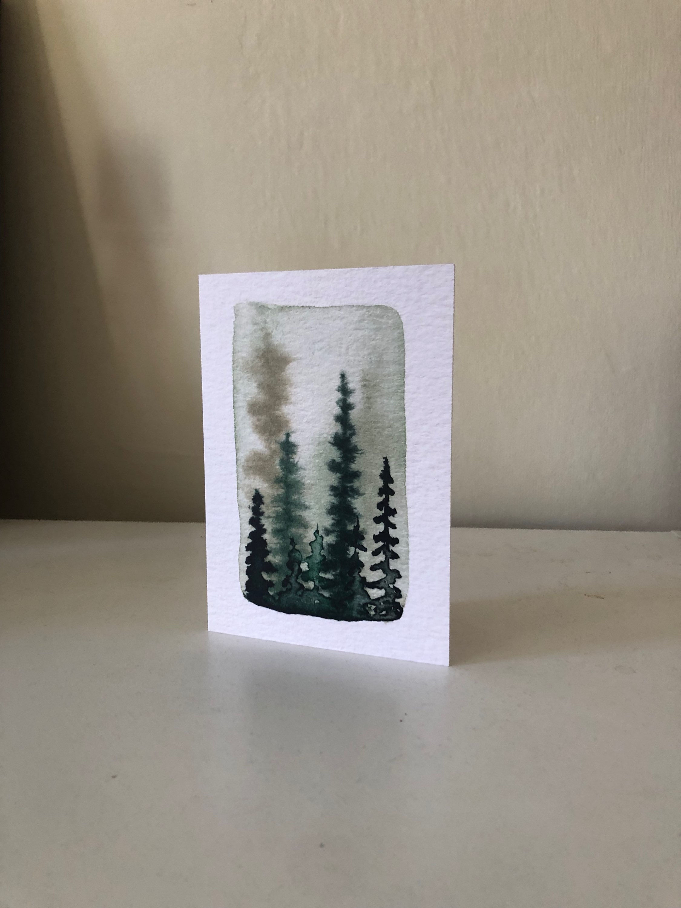 Mini Trees - Greeting Card