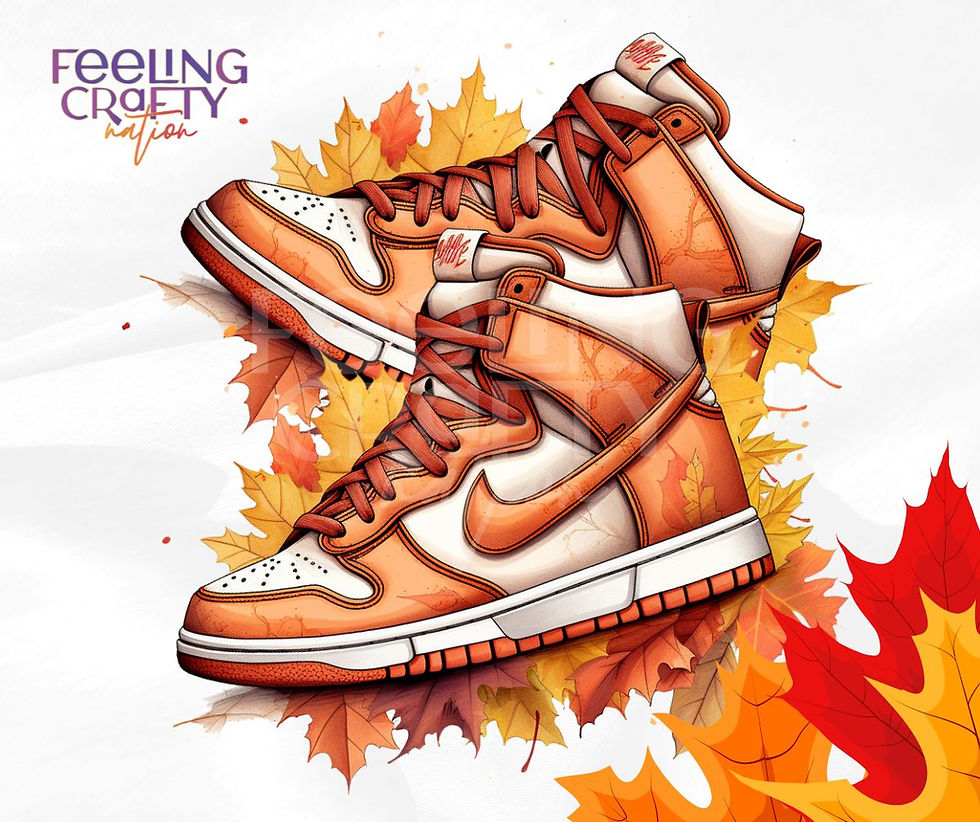 Fall Nike Sneaker Artwork