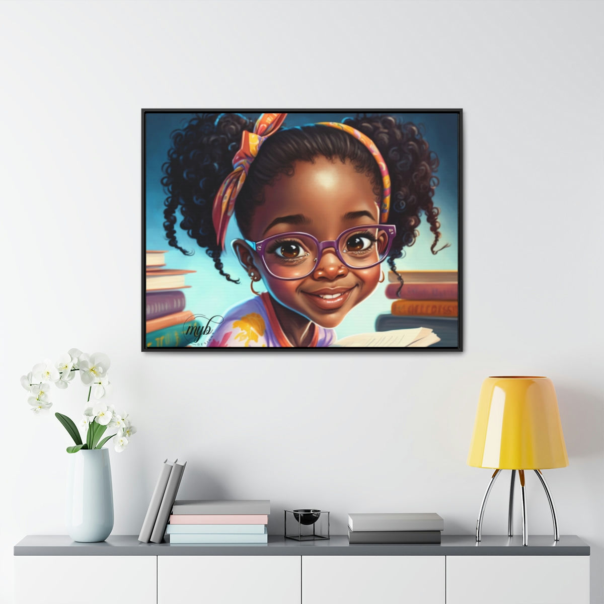Lil Miki - Gallery Canvas Wraps, Horizontal Frame
