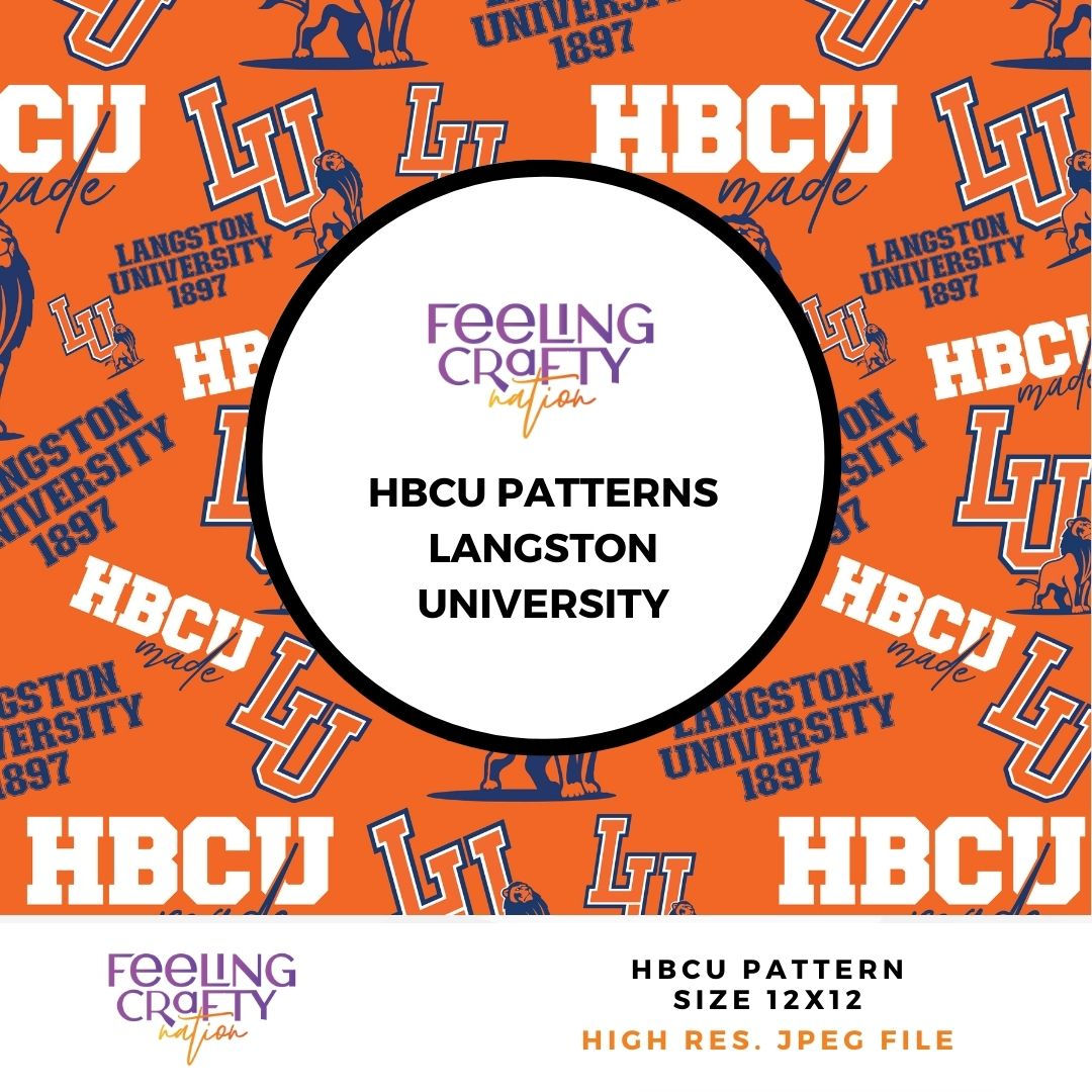 Langston University Pattern and Digital Paper