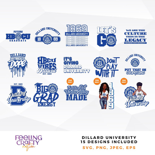 Dillard University HBCU Collection Phyl Graphics