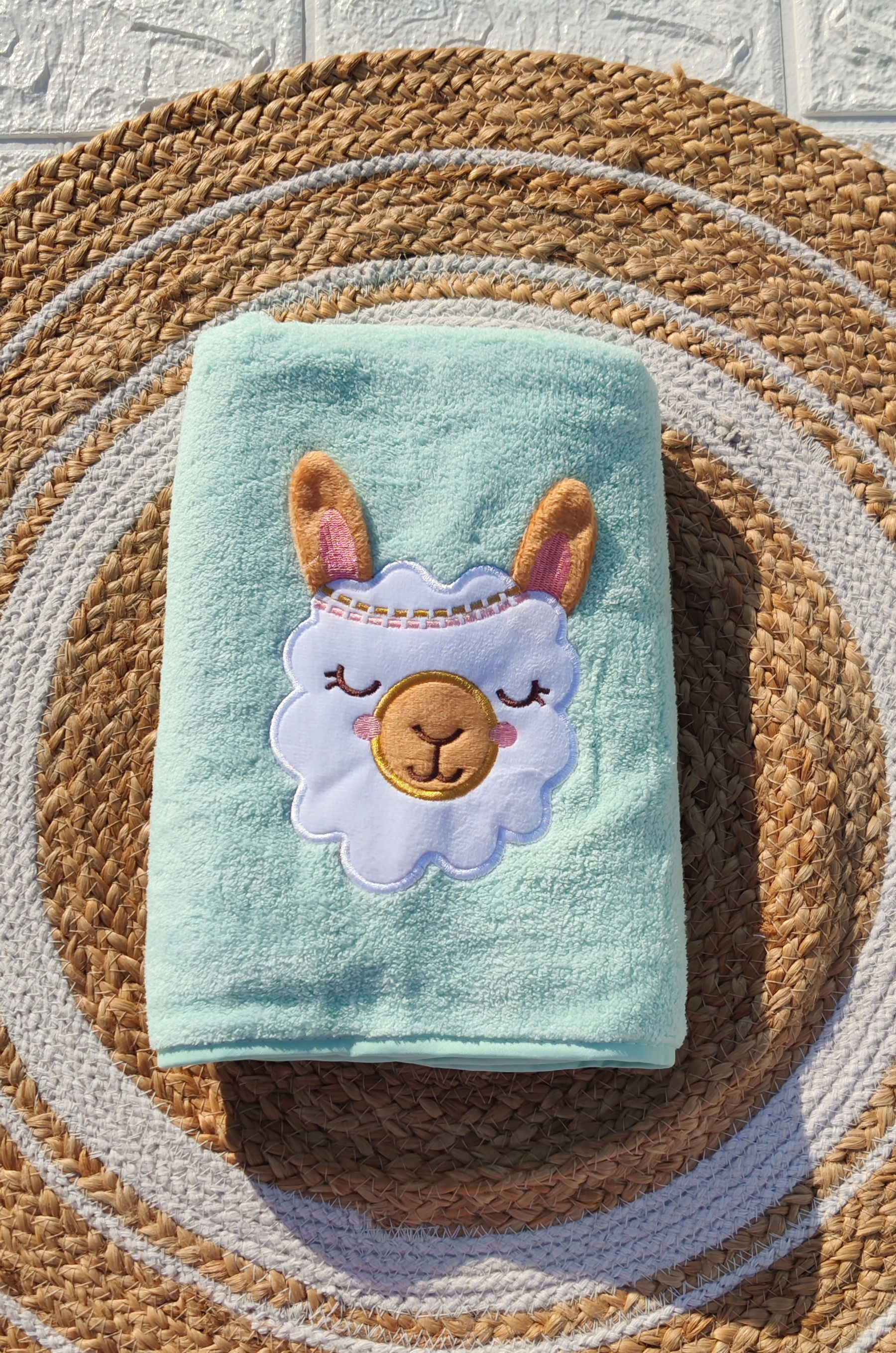 Microfiber Towels - Green Sheep