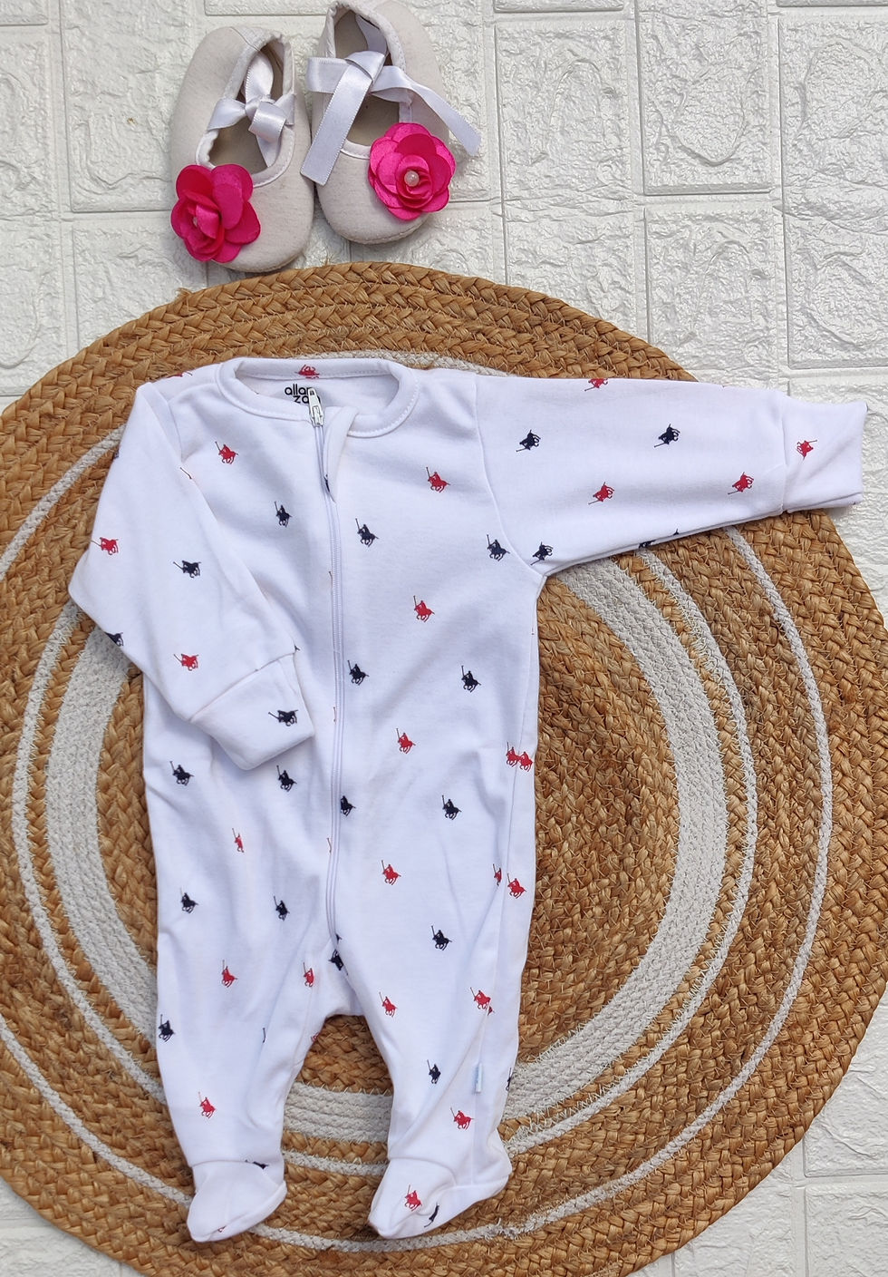 Full Footed Rompers / Bodysuit - Horse