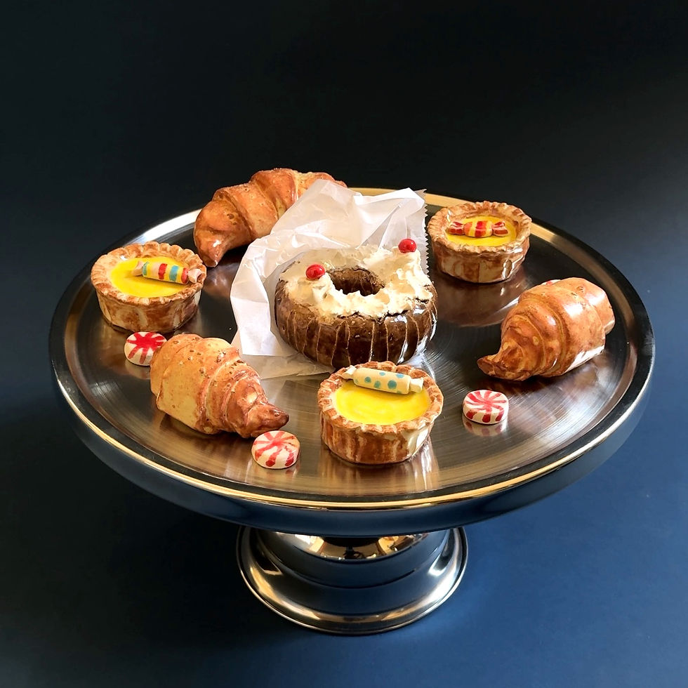 Thumbnail: Festive Pastry Pipes / Pastry Sculpture