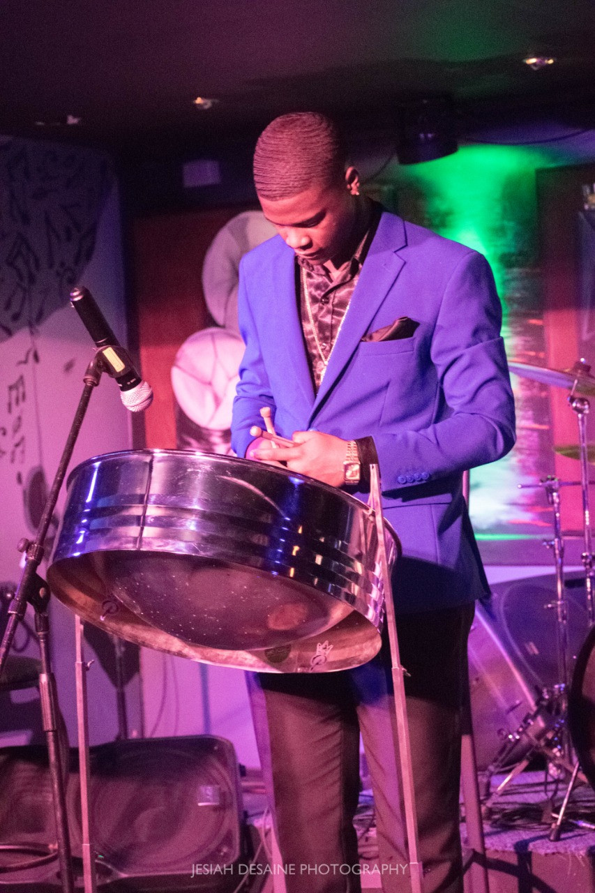 Jamel Cadette performing live for a concert