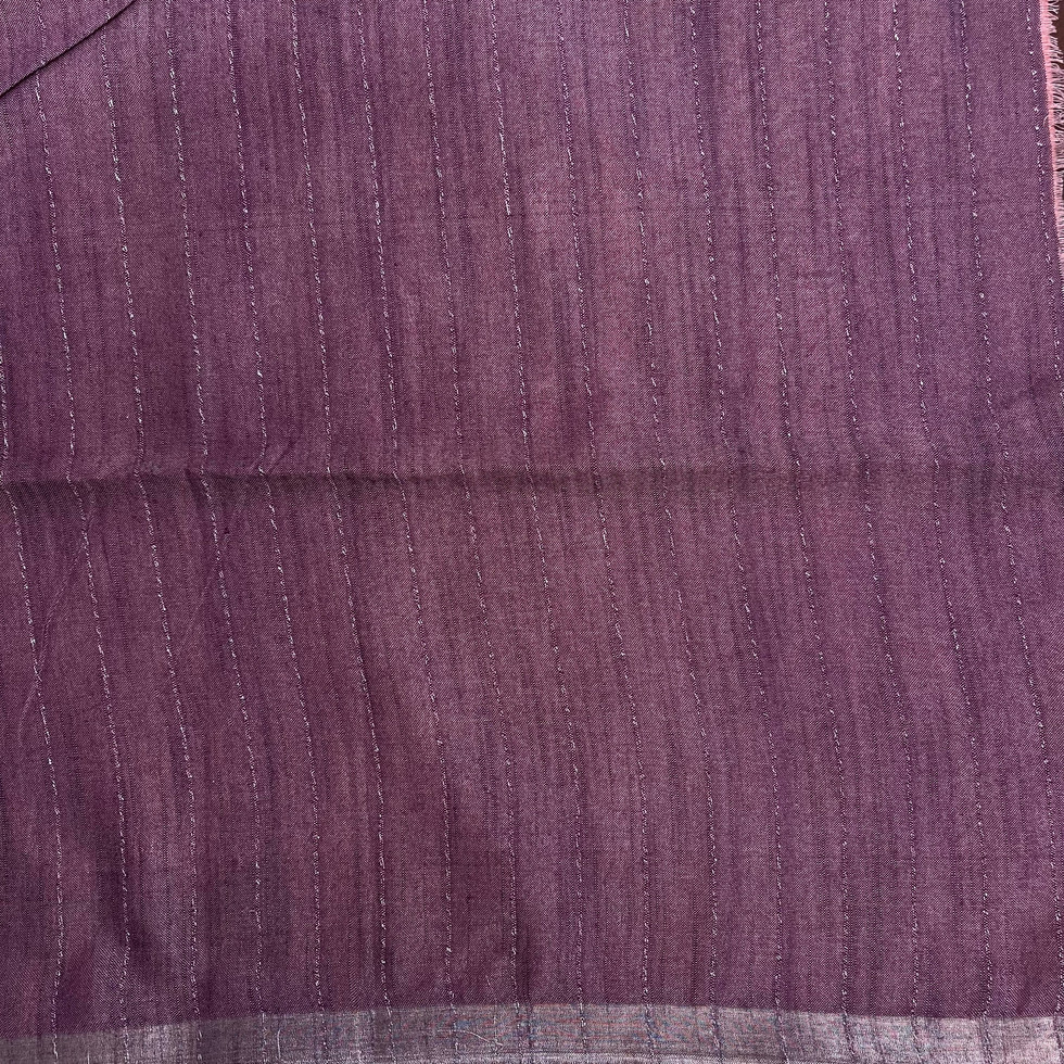 Pink Saree With Purple Pallu Tussar Silk Saree / Bhagalpur saree/ silk saree/ ratansilksarees