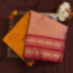 yellow & red bandhani print saree / haldi sarees / festive yellow sarees