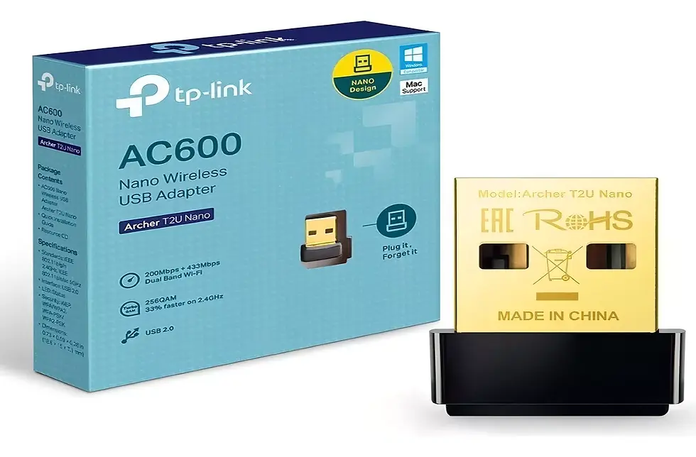 Miniatura: TP-Link Archer T2U NANO receptor wifi usb dual band