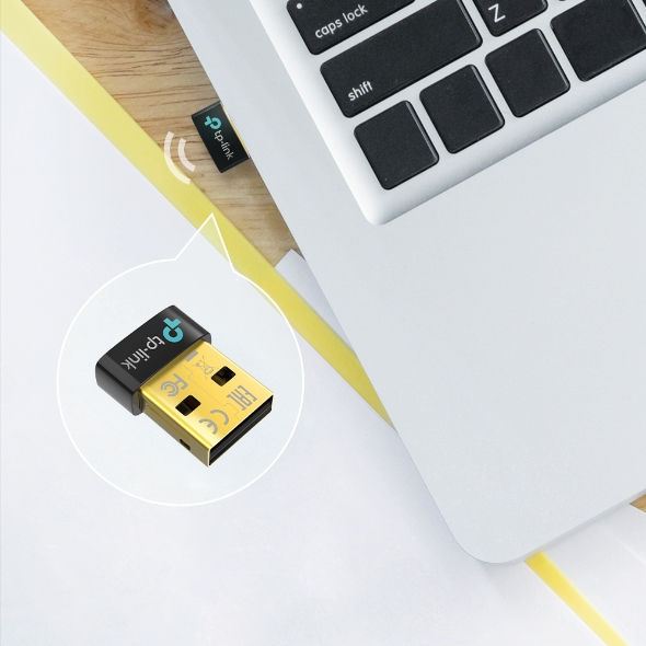 Miniatura: Adaptador Bluetooth 5.4 TP-Link UB500 Negro / Conecta hasta 7 Dispositivos