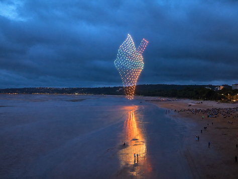 MEI Member Aeroava Closes Wales Airshow with Grand Finale Over Swansea Bay