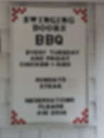 Swinging Doors opening times!