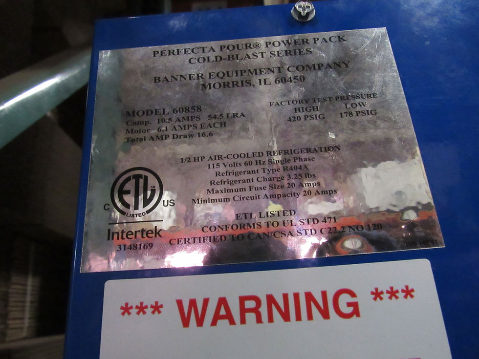 Thumbnail: Banner Perfecta Pour Cold-Blast series glycol power pack