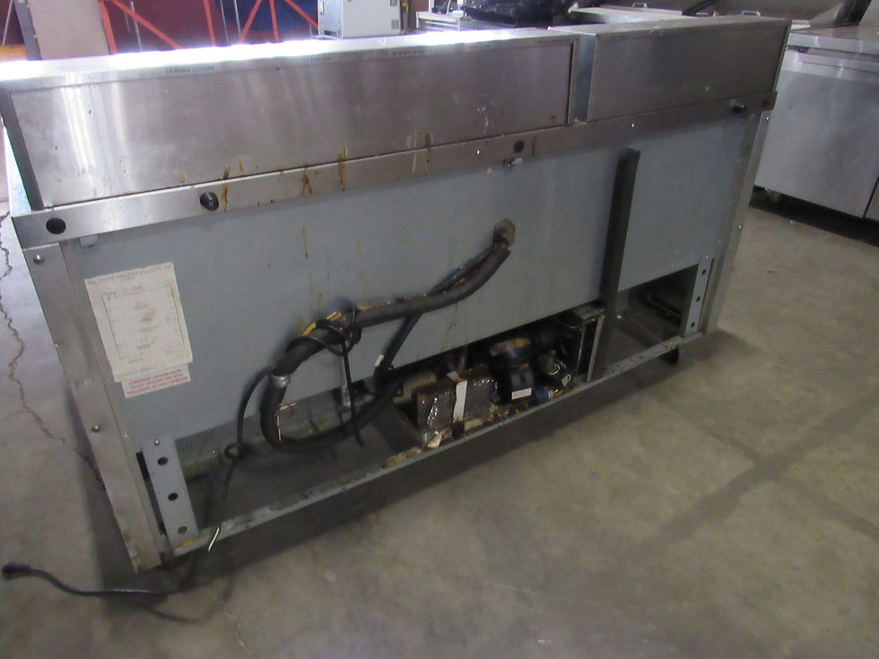 Thumbnail: Continental Refrigerator SW72N30M-FB 72" Front Breathing Mighty Top Sandwich/Sal