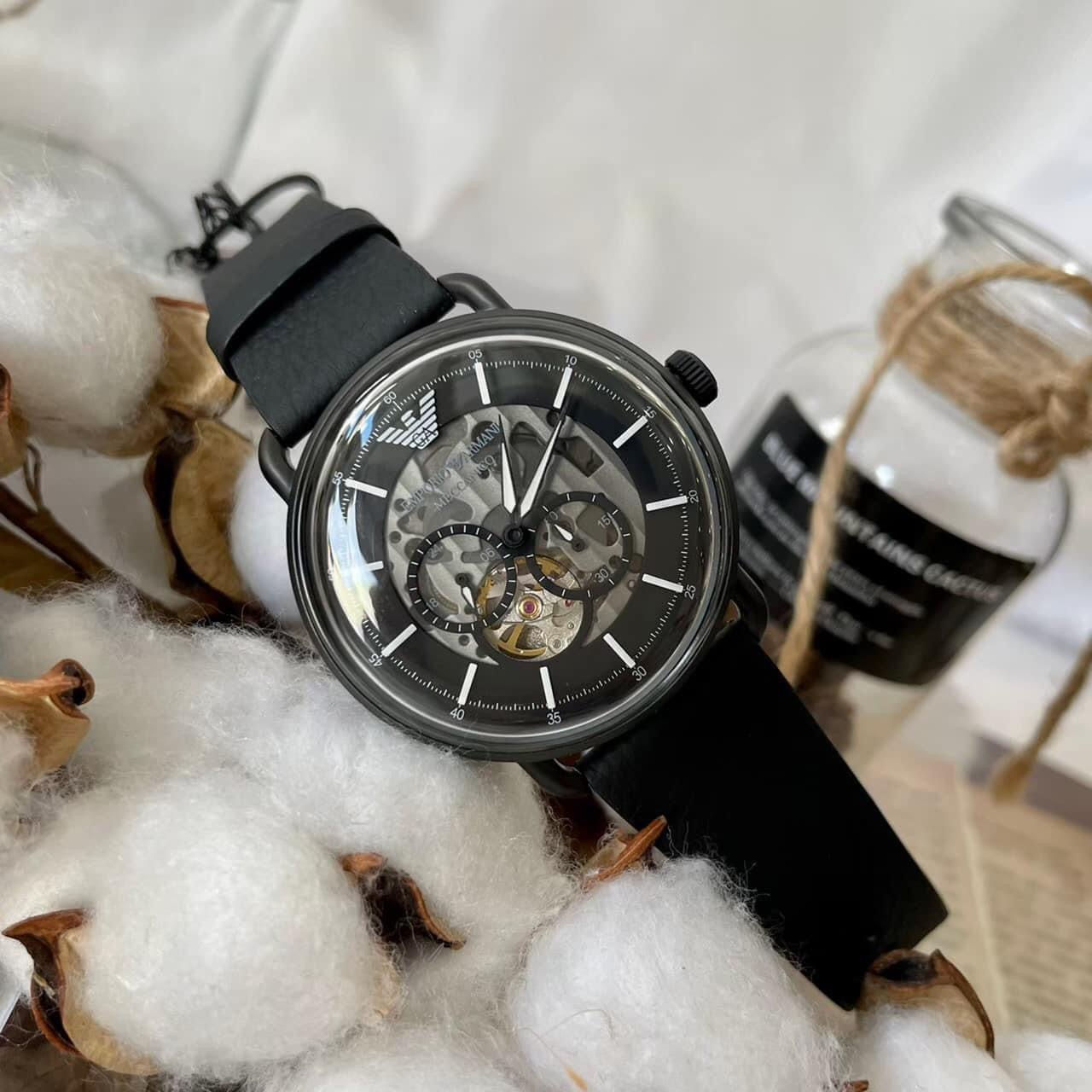 Emporio Armani Ar60012 Automatic 黑武士 磨砂设计