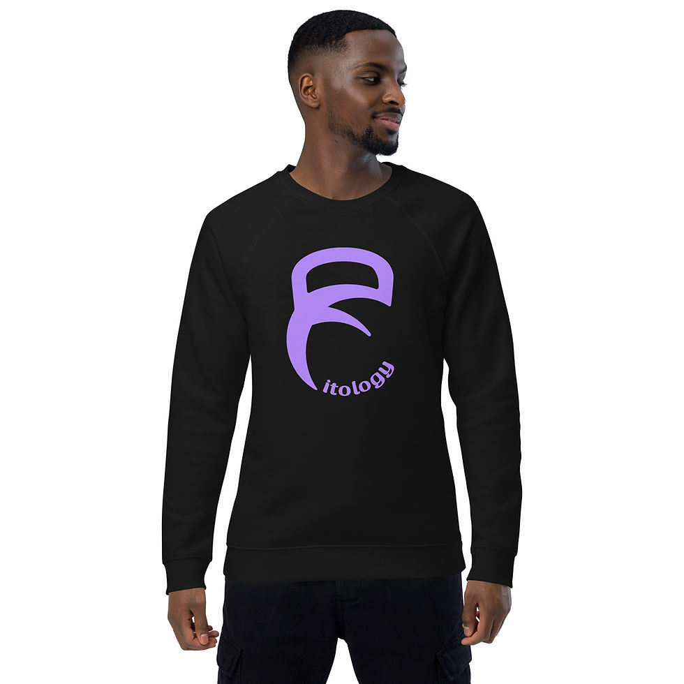 Thumbnail: Stay snug in style with our unisex organic raglan sweatshirt. Made with 100% organic cotton and a cozy fleece lining, it's like being hugged by a cloud.