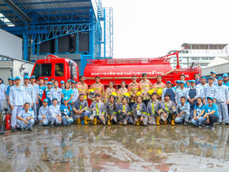 ฝึกซ้อมดับเพลิงขั้นต้นให้แก่พนักงานใหม่ประจำปี2563