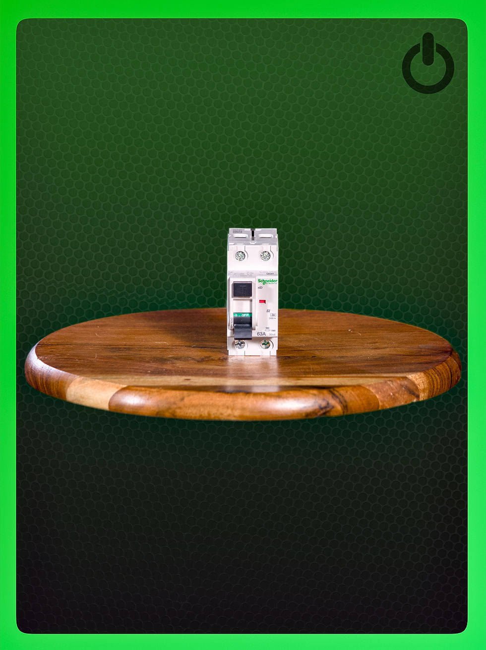 Acti9 xID 2P 63A 30mA A-SI RCCB front