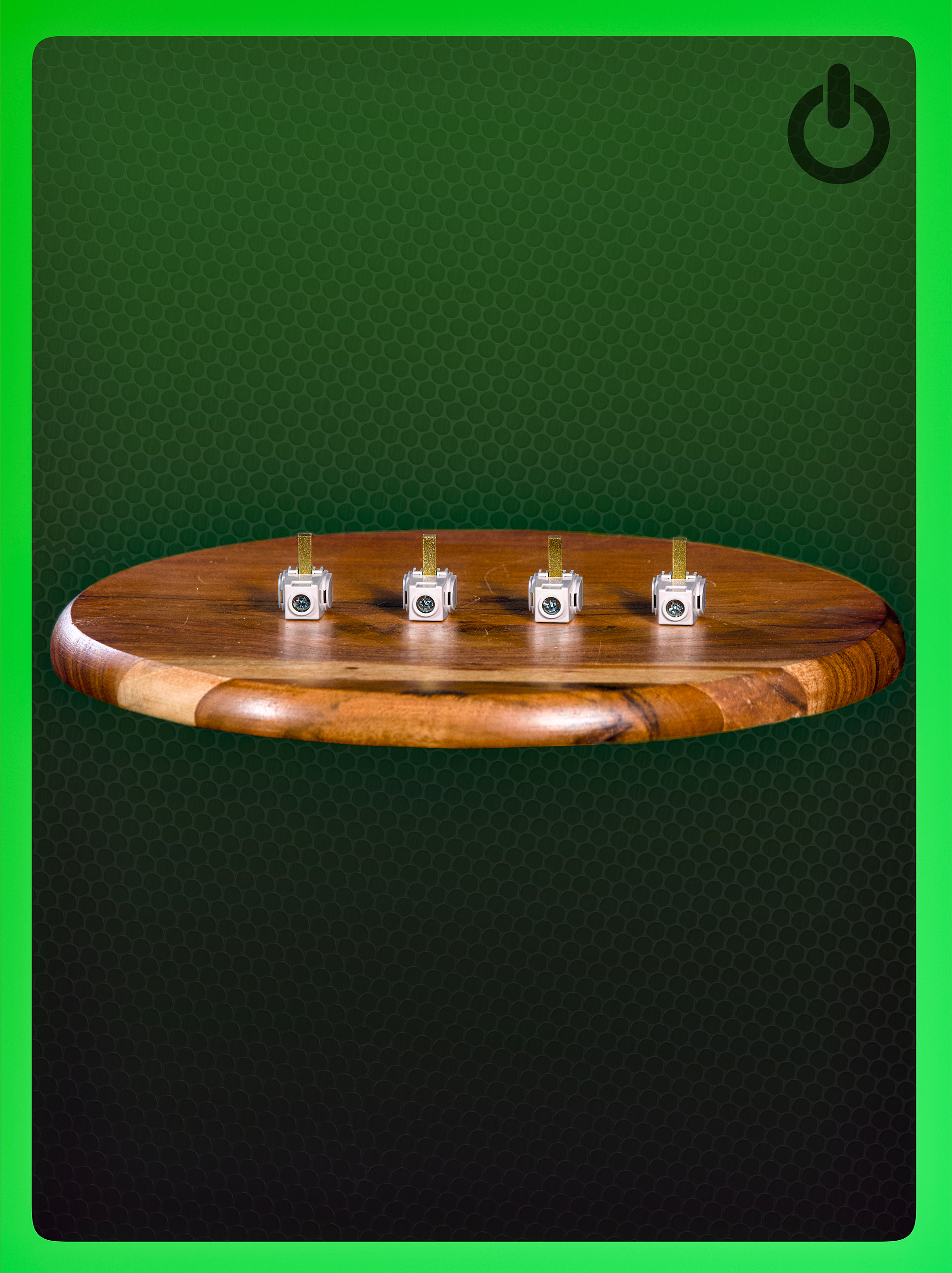 Acti9 Set of 4 Connectors DT front