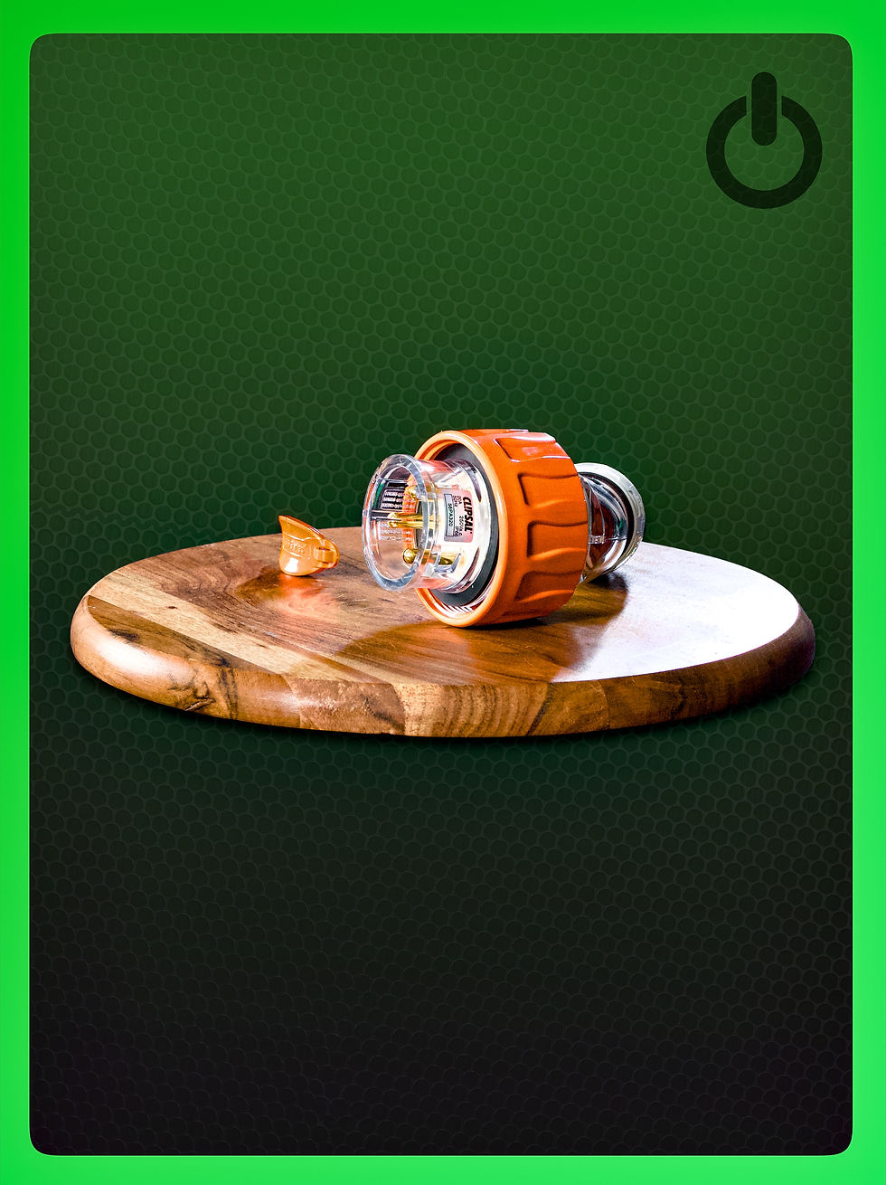 PLUG TOP IP66 ANGLED 3PIN 20A perspective 1