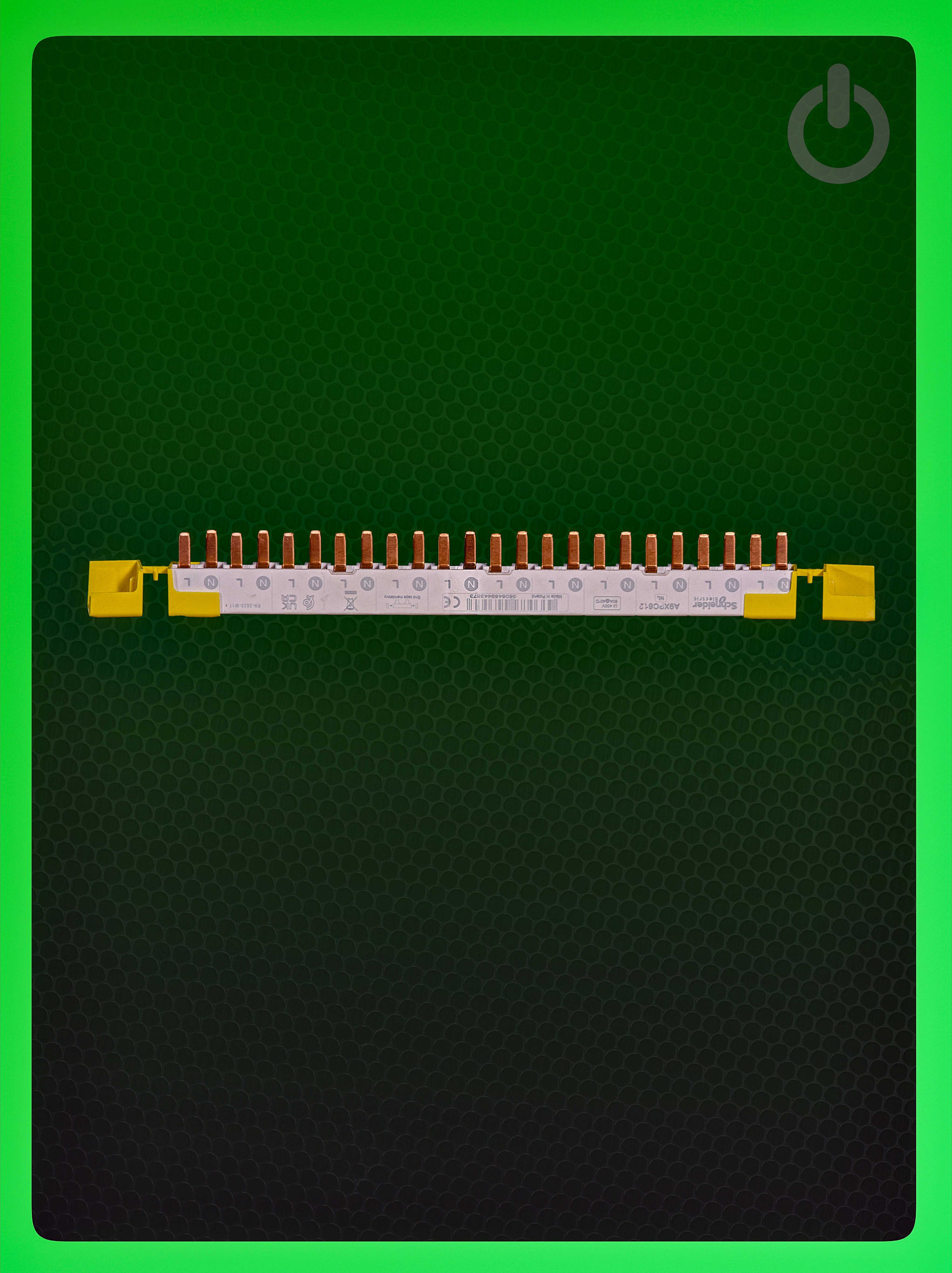ACTI9 Comb busbar iC40 1PN 12 mod. 18mm CU