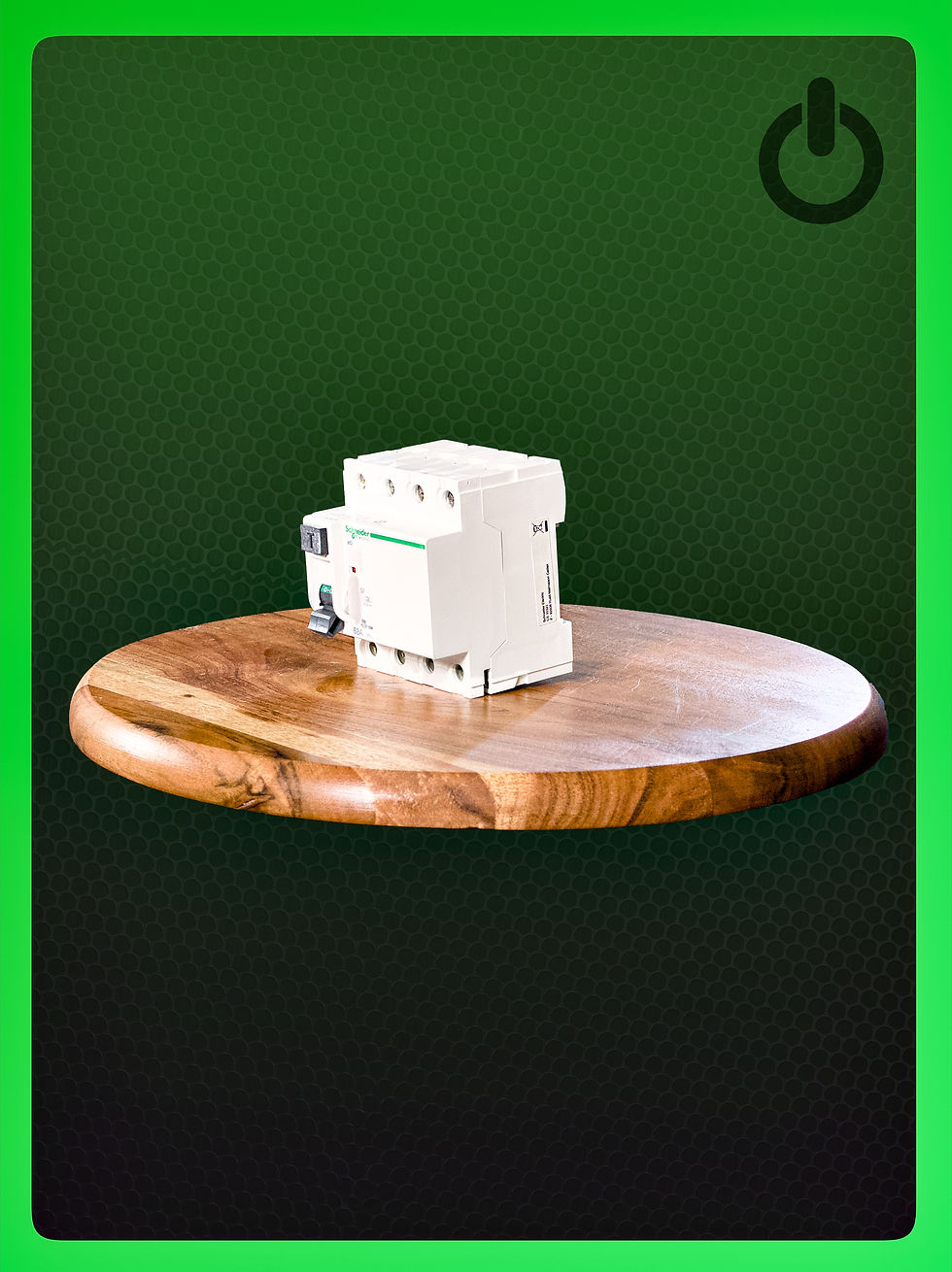 Acti9 xID 4P 63A 30mA A-SI RCCB perspective 1