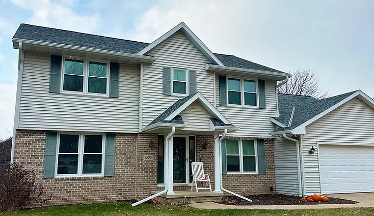 Roof-Contractor-Appleton-WI-Dripco-Roof-and-Gutter-Pro-New-Roof-Installed-On-Home