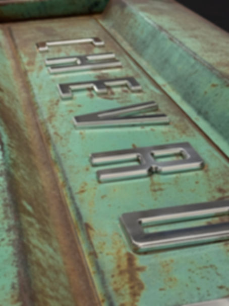 1958-66 Chevrolet C10 Fleetside Polished Tailgate Letters