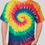 ภาพขนาดย่อ: Rainbow spiral shirt
