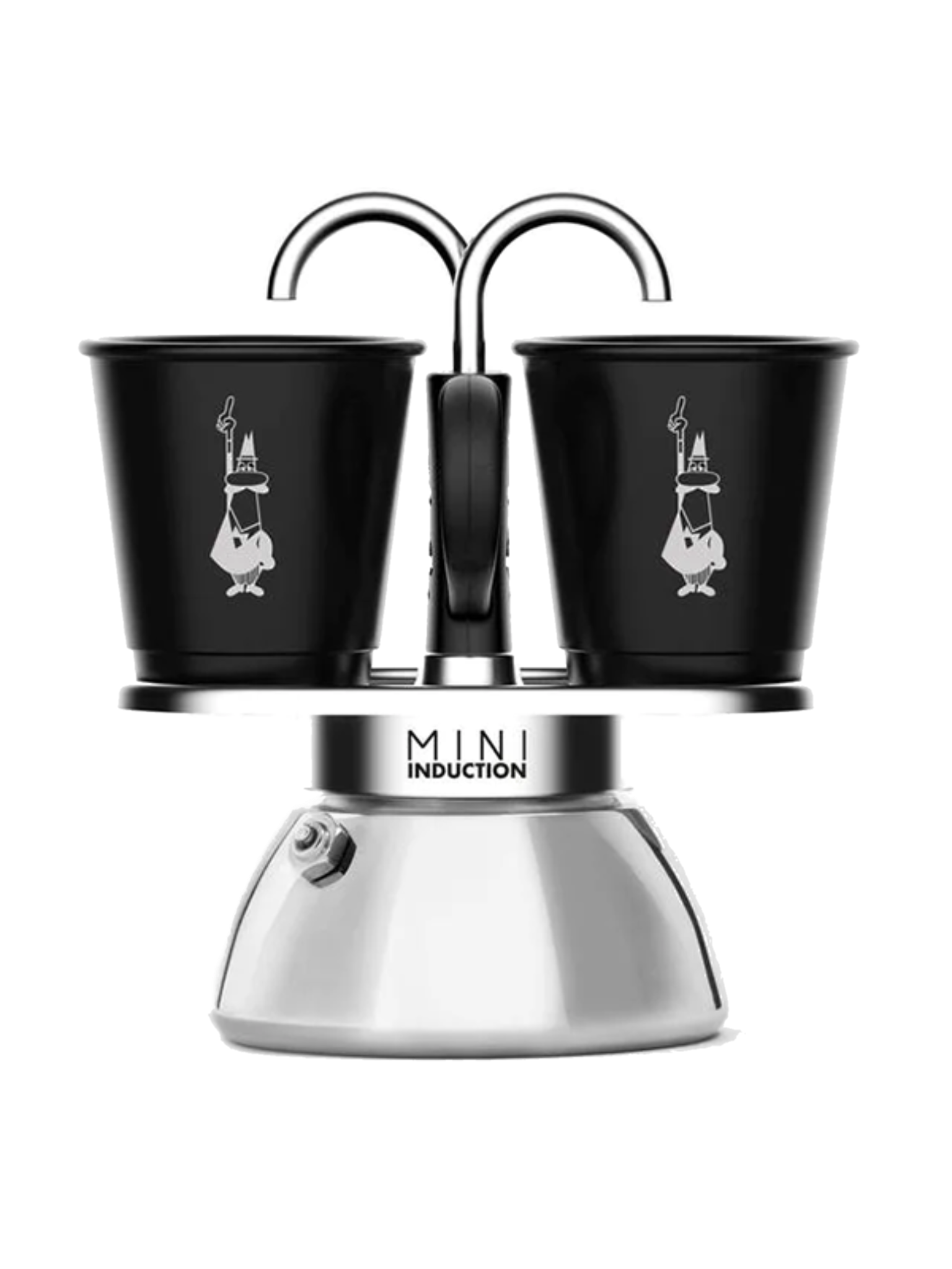 Bialetti Mini Express induction + 2 tasses