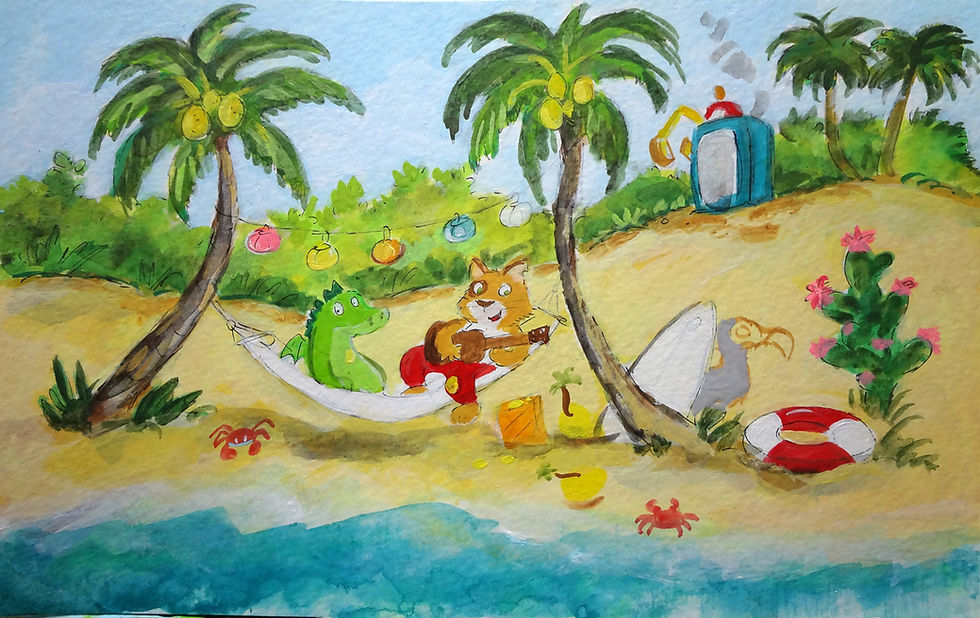 7. Umrisslinien kommen dazu