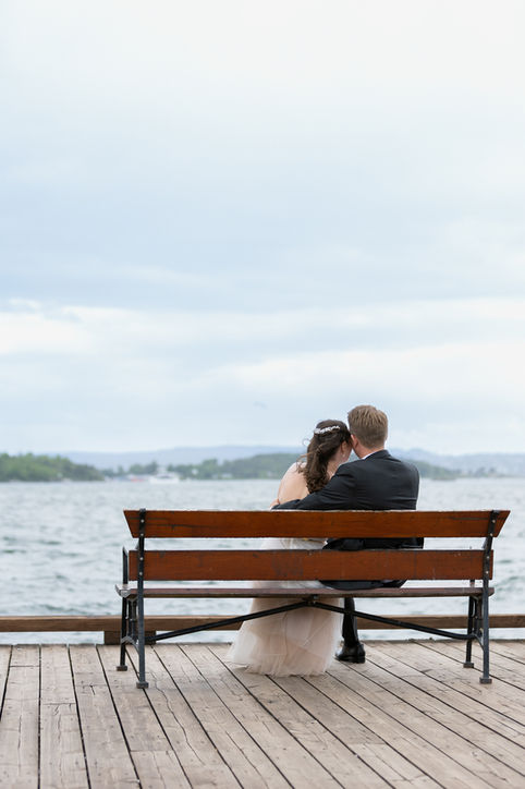 Bryllupsfotografering på Rådhuset i Oslo