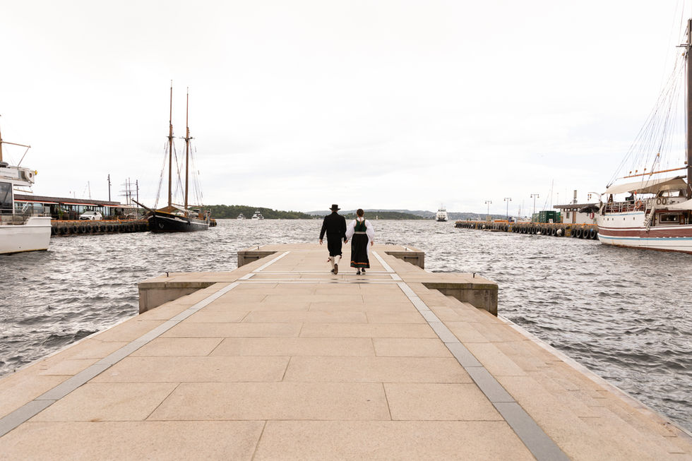 Bryllupsfotografering på Rådhuset i Oslo