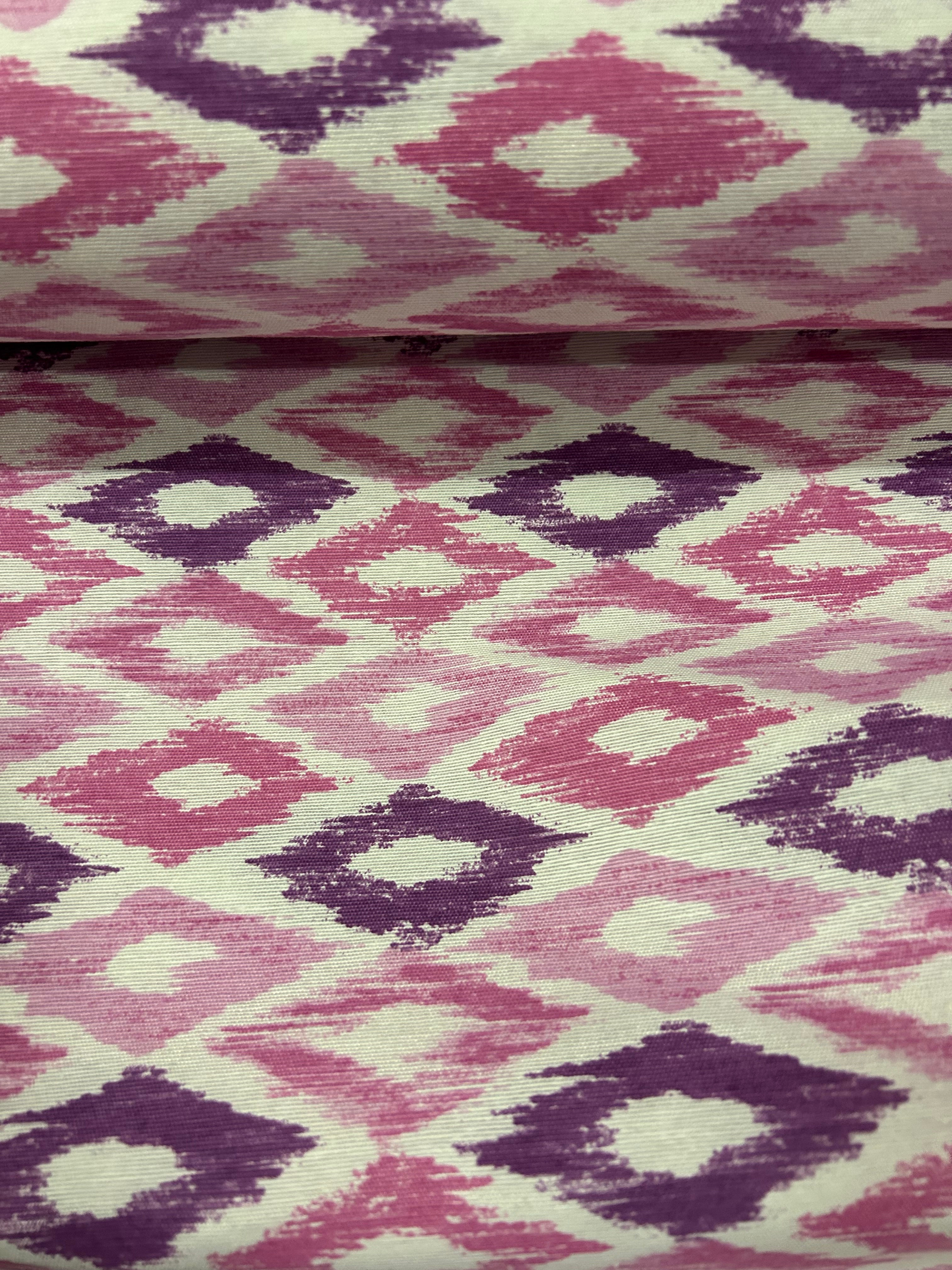 Loneta Rombos fucsia