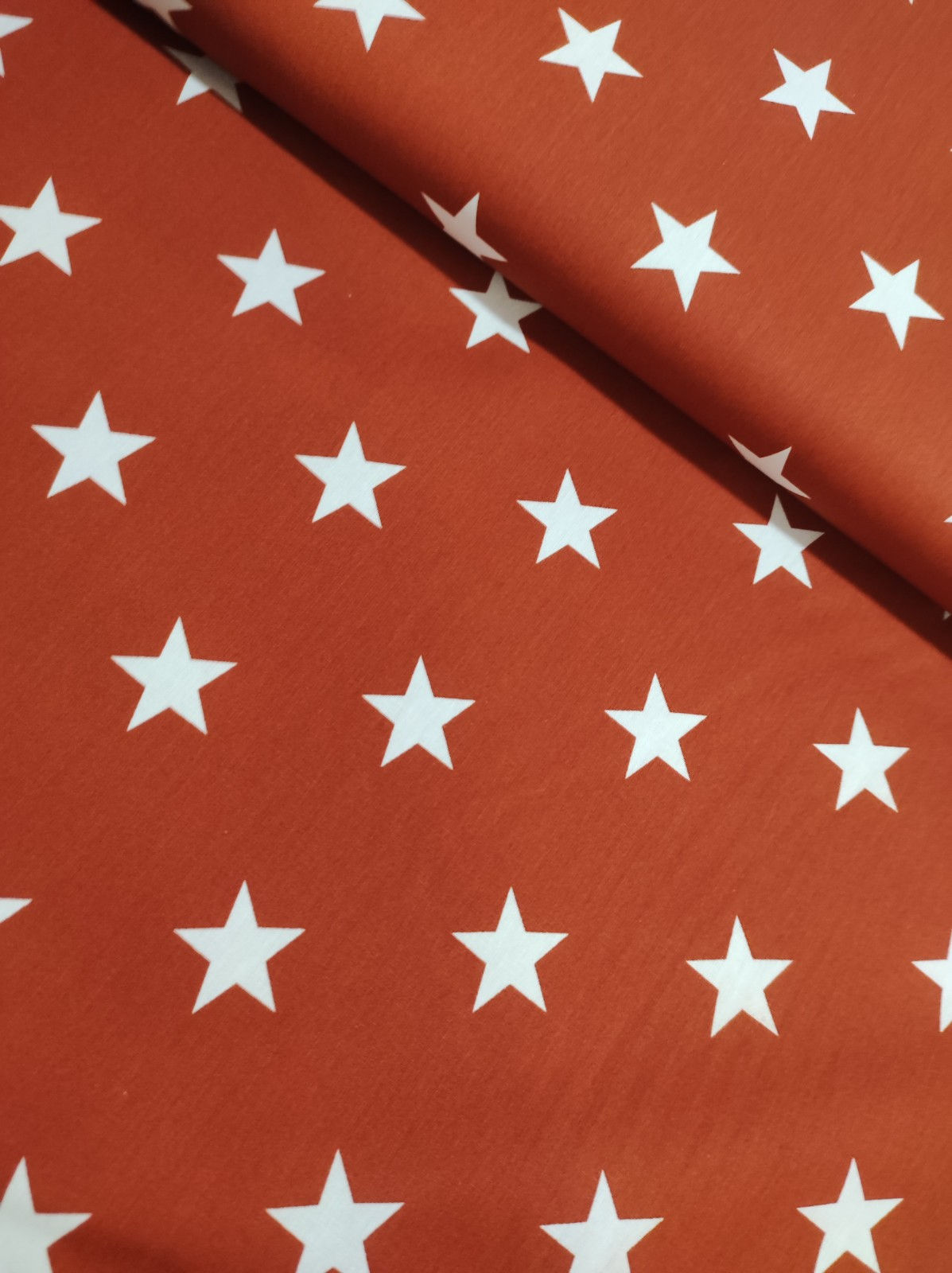 Popelín Big Stars - tierra