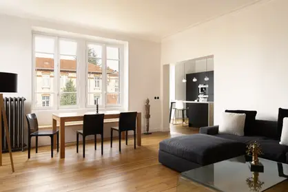 rénovation intérieure d'un appartement à versailles mobilier sur mesure décoration cuisine
