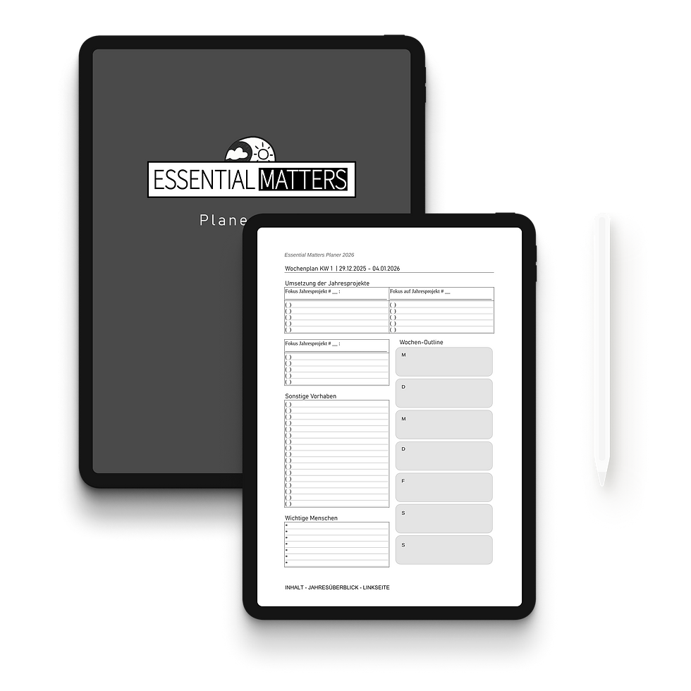Essential Matter Planer 2026 (Digital)