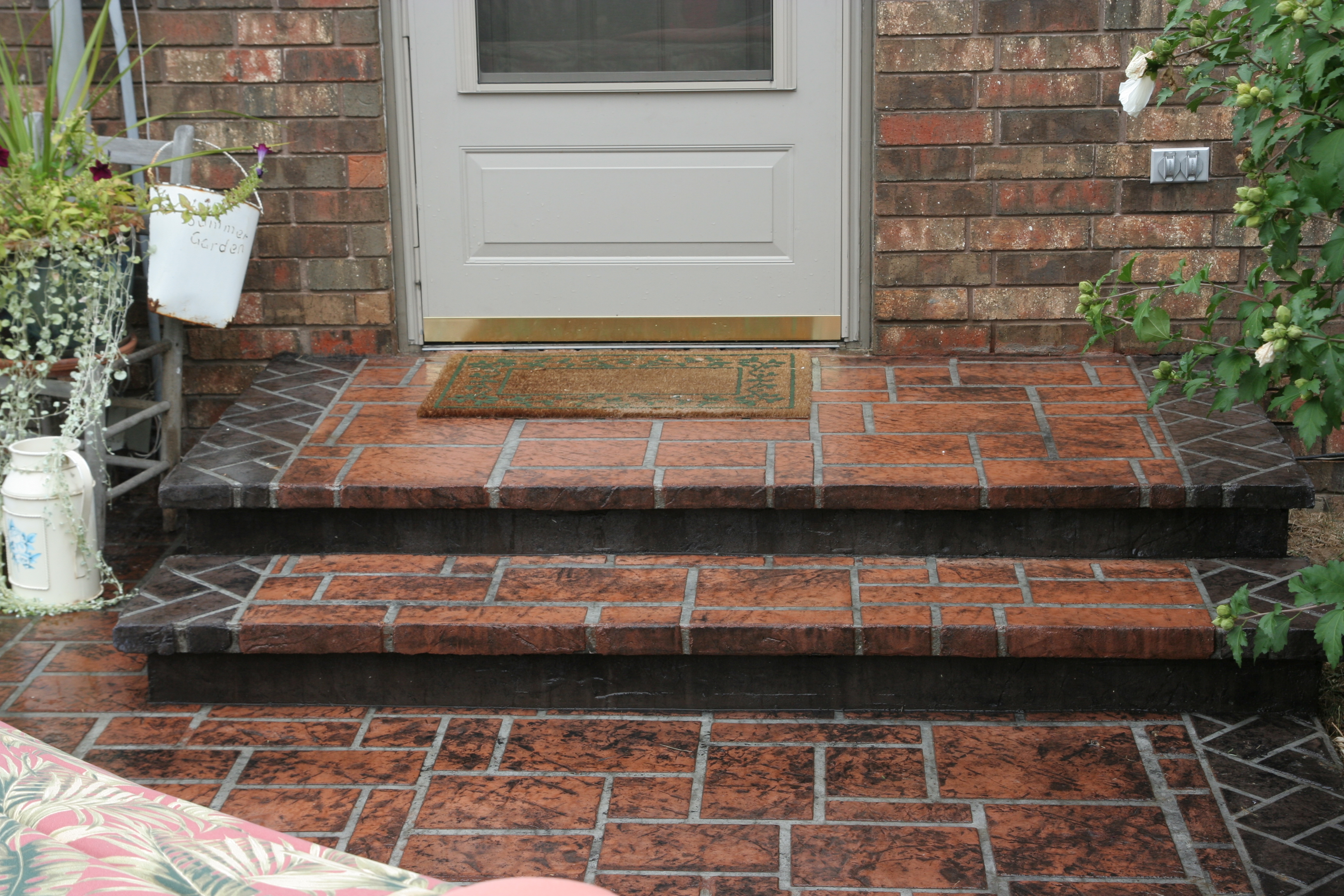 Concrete Stencil Pictures Decorative Concrete Impressions