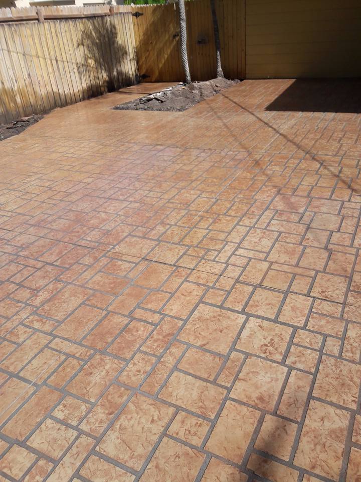 Concrete Stencil Pictures Decorative Concrete Impressions