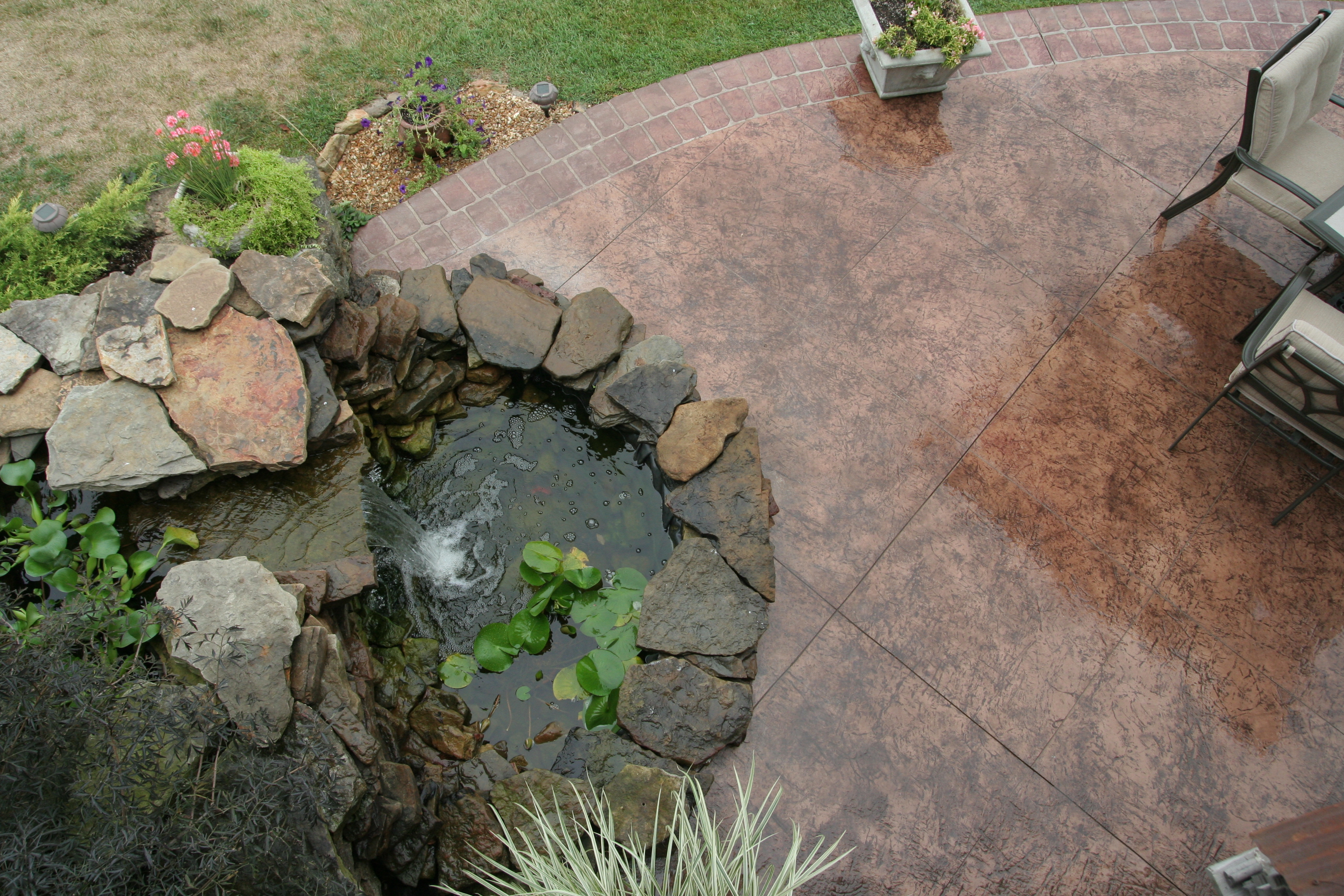 Concrete Stencil Pictures Decorative Concrete Impressions