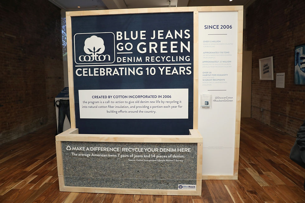Cotton- Blue Jeans Go Green