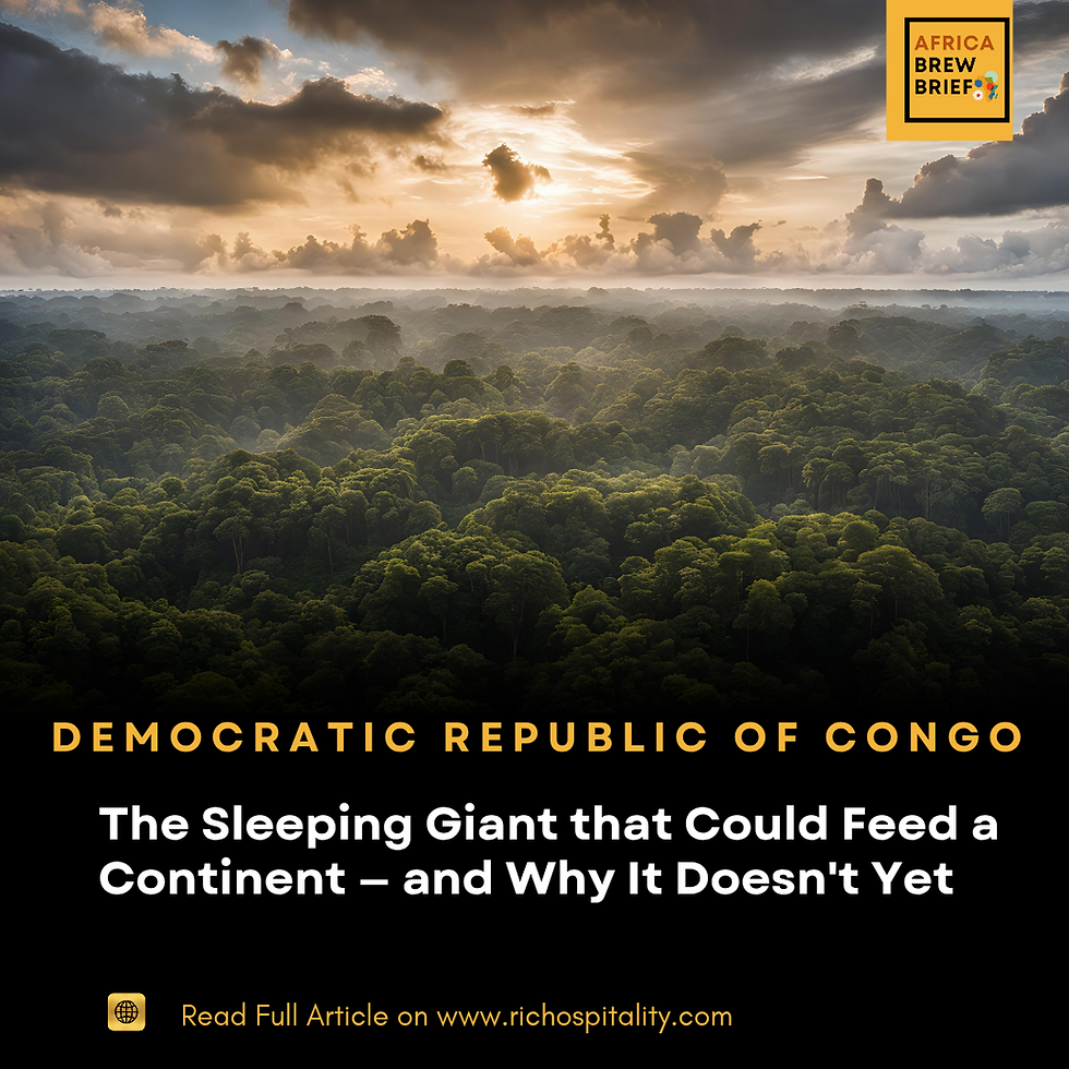 Democratic Republic of Congo : The Sleeping Giant that Could Feed a Continent — and Why It Doesn't Yet