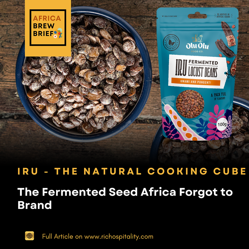 Iru - The Natural Cooking Cube - The Fermented Seed Africa Forgot to Brand