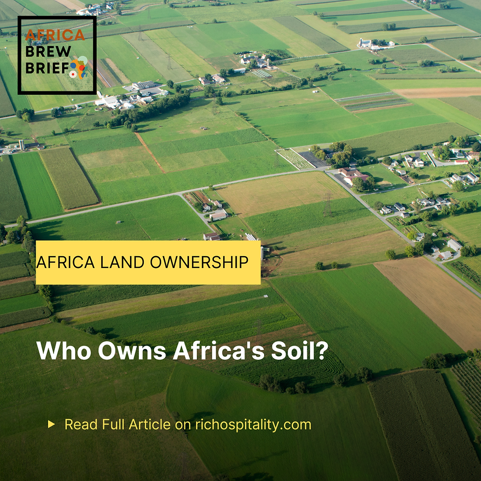 Who Owns Africa's Soil?